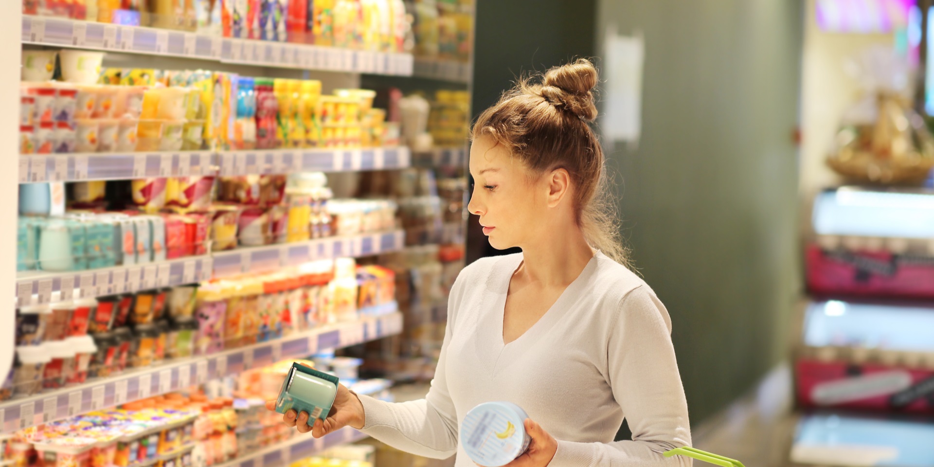 Woman Shopping for Functional Foods